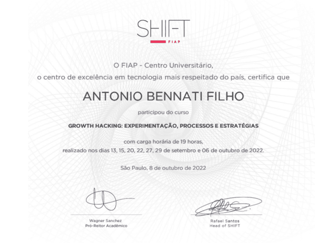 FIAP · SHIFT — Growth Hacking
